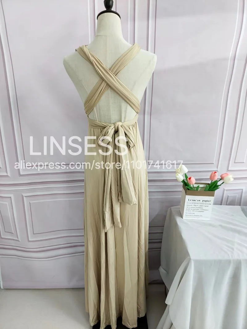 Multiway Maxi Dress Bridesmaid Dress Infinity Cocktail Dress Floor Length Bridesmaid Dress Maxi Dress for Bridesmaid Gifts