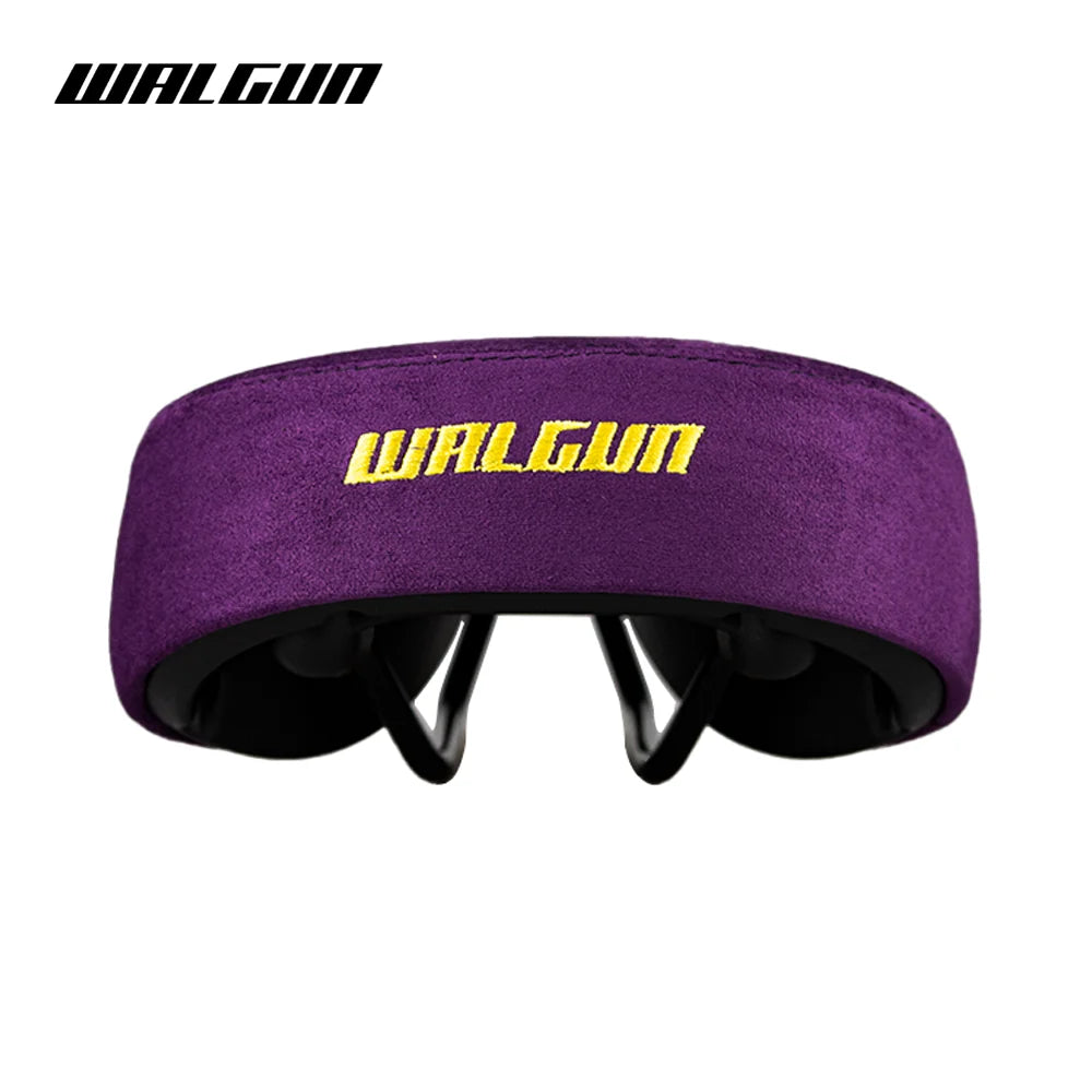 WALGUN BMX Bicycle Saddle Dirt Jump Cruiser Bike Seat with Embroidery Freestyle Racing Dowbhill Saddle MTB 265*170 Cycling Parts