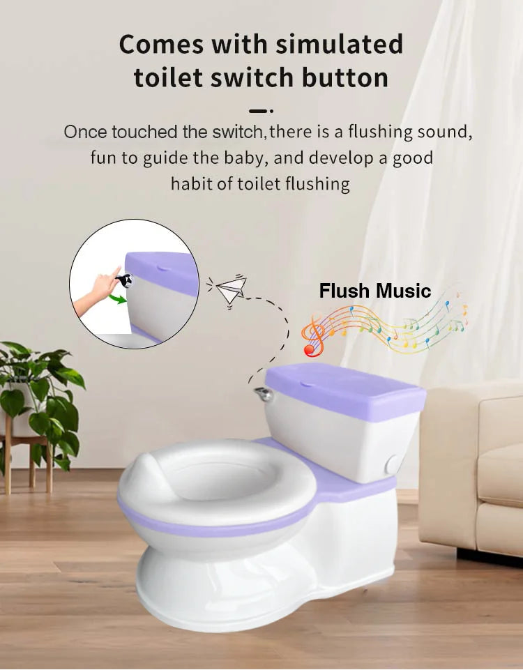 Baby Potty Training Toilet Seat，Baby Potty Toilet Seat Realistic Potty Training Seat With Sticker