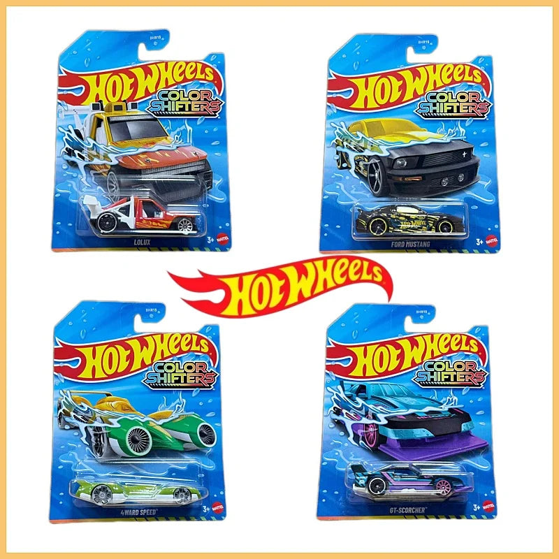 Hot Wheels Color Shifters Ford Mustang Bhr15 Donut Themed Color Changing Diecast Toy Car Collectible For Kids Ages 3 And Up