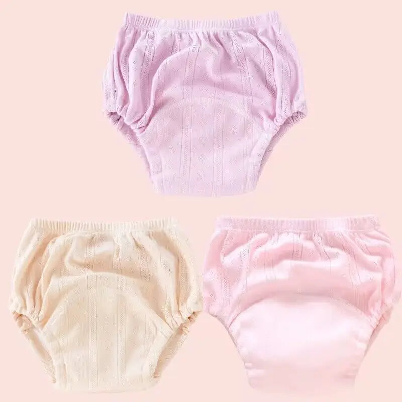 2/3/4/5/8Pc Baby Potty Toilet Training Pants Nappies Cartoon Boys Girls Underwear Cotton TPU WaterProof Panties Reusable Diapers