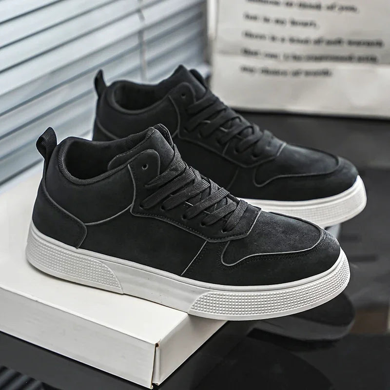Fashion Men Casual Shoes Platform Non-slip Man Walking Sneakers Lightweight Male Running Shoes Breathable Platform Sport Shoes