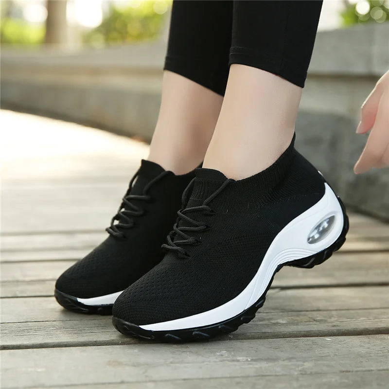 MAEDEF Women Shoes Athletic Sneaker Breathable Non Slip Women Walking Shoes Tennis Sports Casual Walking Shoes Woman Sneakers