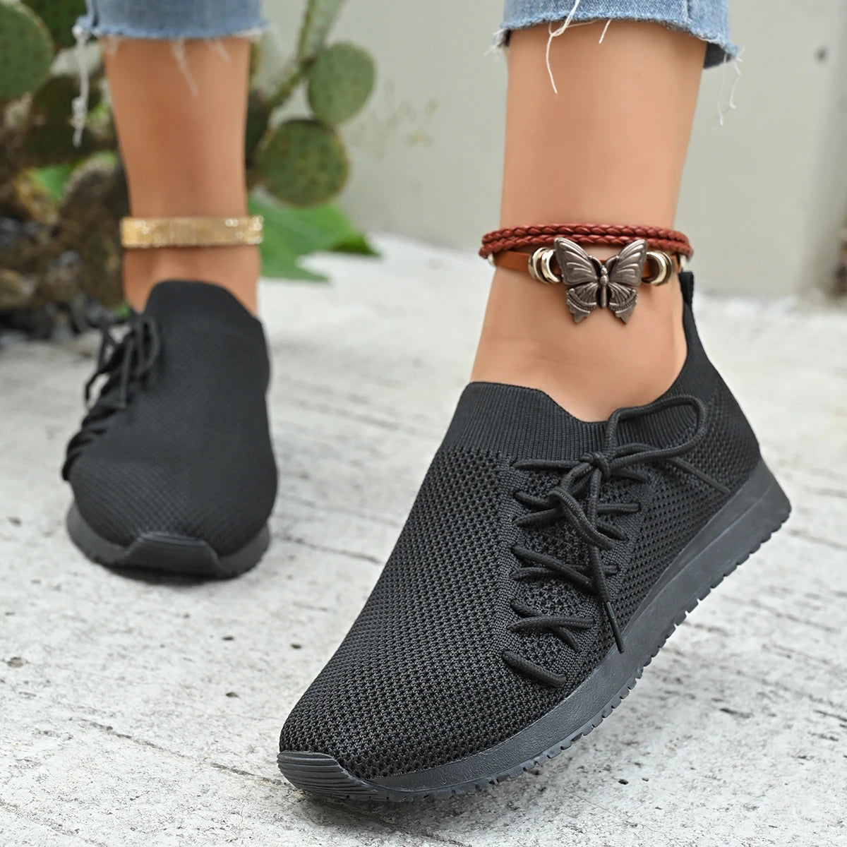Women Casual Shoes Fashion Breathable Walking Mesh Flat Shoes Woman White Sneakers Women 2024 Tenis Feminino Female Shoes