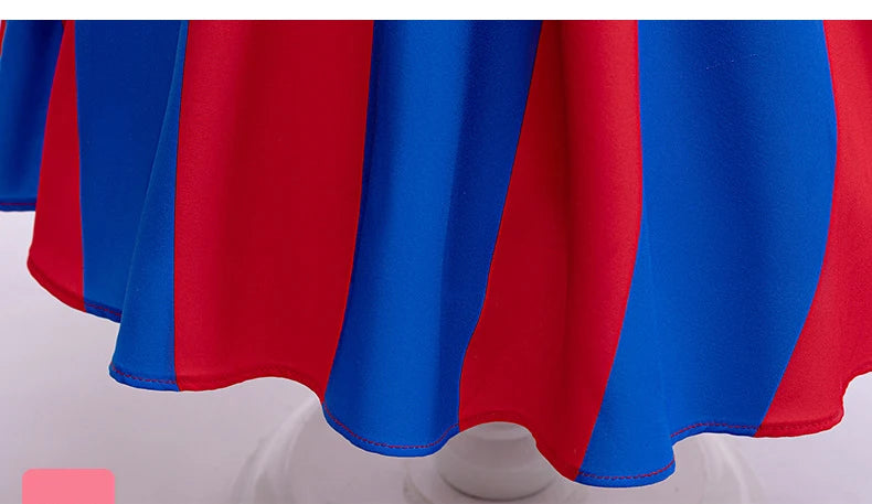 The Amazing Digital Circus Cosplay Costume Halloween Cartoon Circus Pomni Jax Ragatha Caine Jumpsuit Outfits Party Outfit