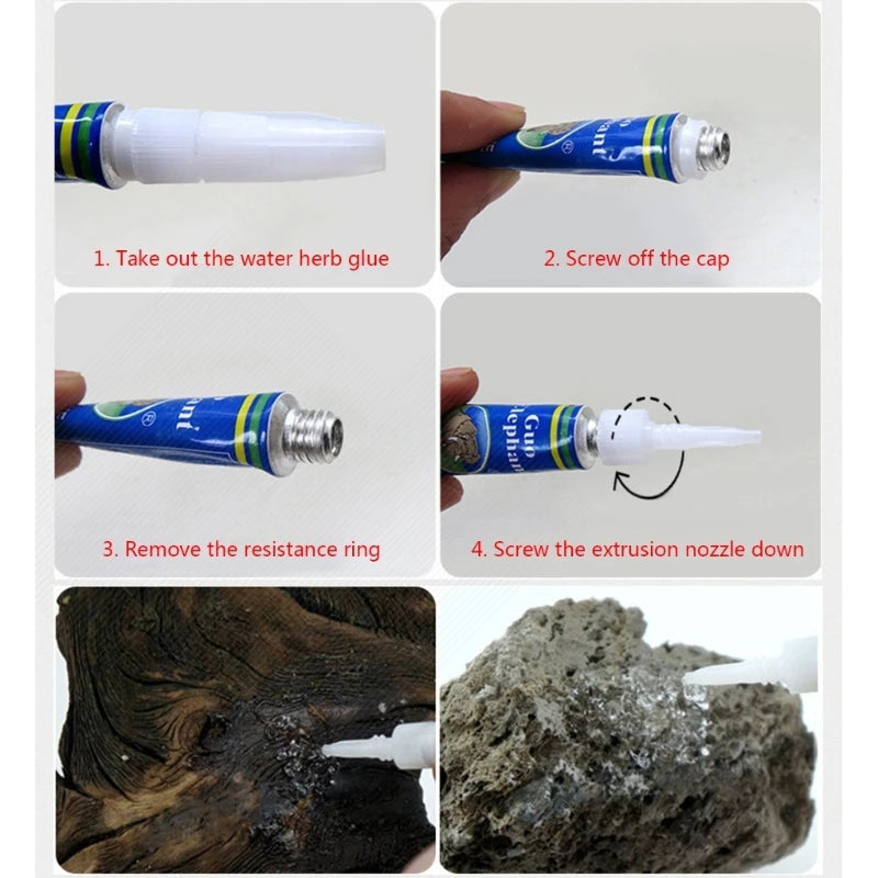 Aquarium Instant Glue 5g x 25pcs Safe Reef Glue for Plants Moss, Coral, Stone, Wood Aquascaping, Quick Drying