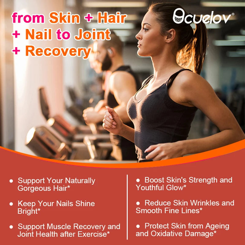 Biotin 10000 mcg - Hair Skin Nails Vitamins for Women & Men, Supports Hair Growth, Glowing Skin & Strong Nails, Metabolism