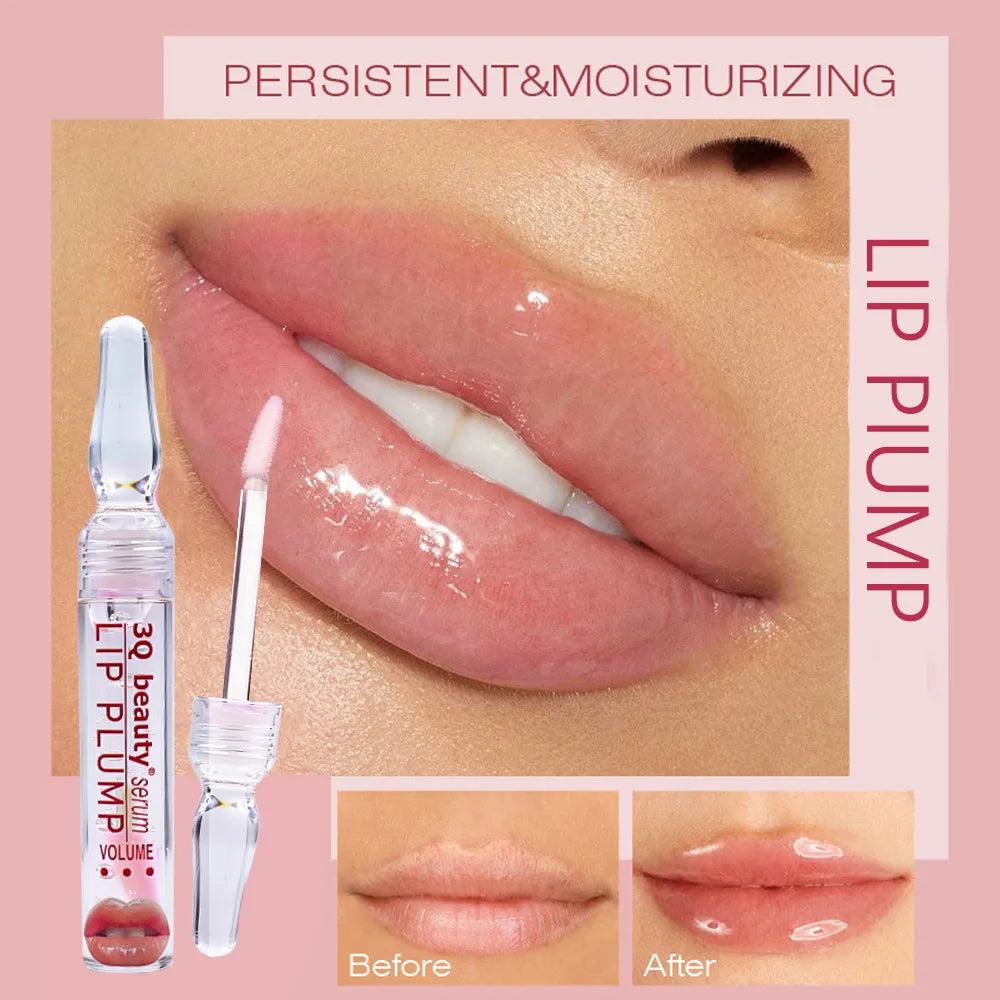 Instant Volumising Lip Plumper Oil Extreme Enhancer Lip Gloss Serum Increase Elasticity Moisturize Nourish Lip Care Cosmetics