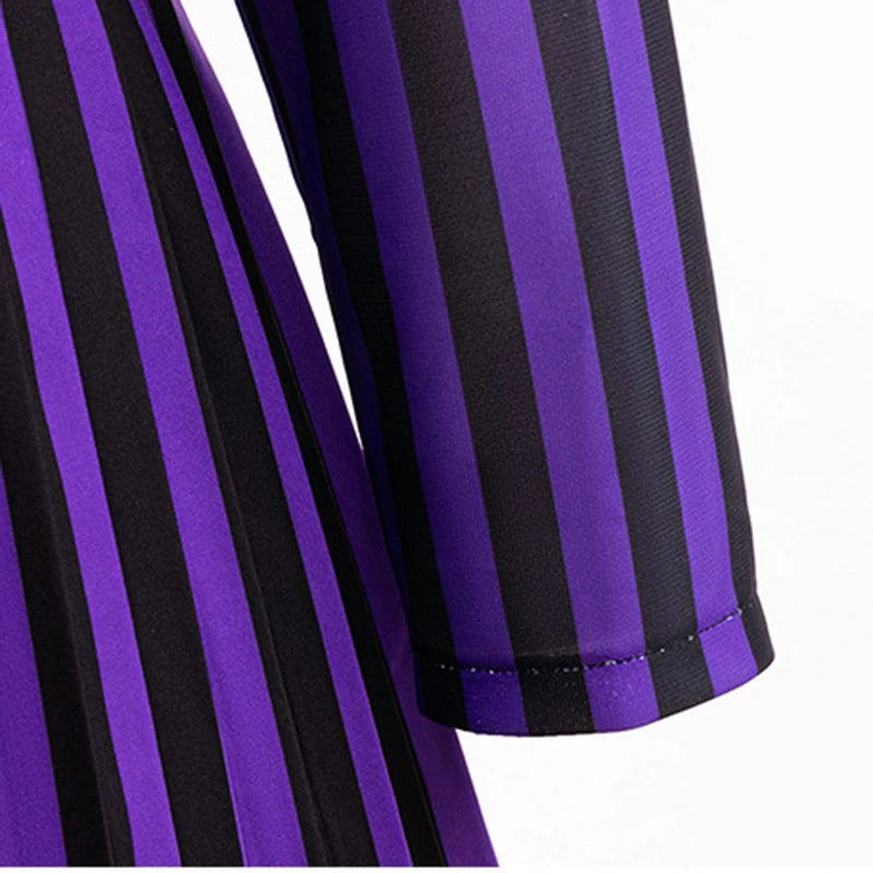 Halloween Girls Princess Dress Movie Cosplay Long Sleeves Fashion Girls Dress Party Performance Costumes 4-12 Years Kids Clothes