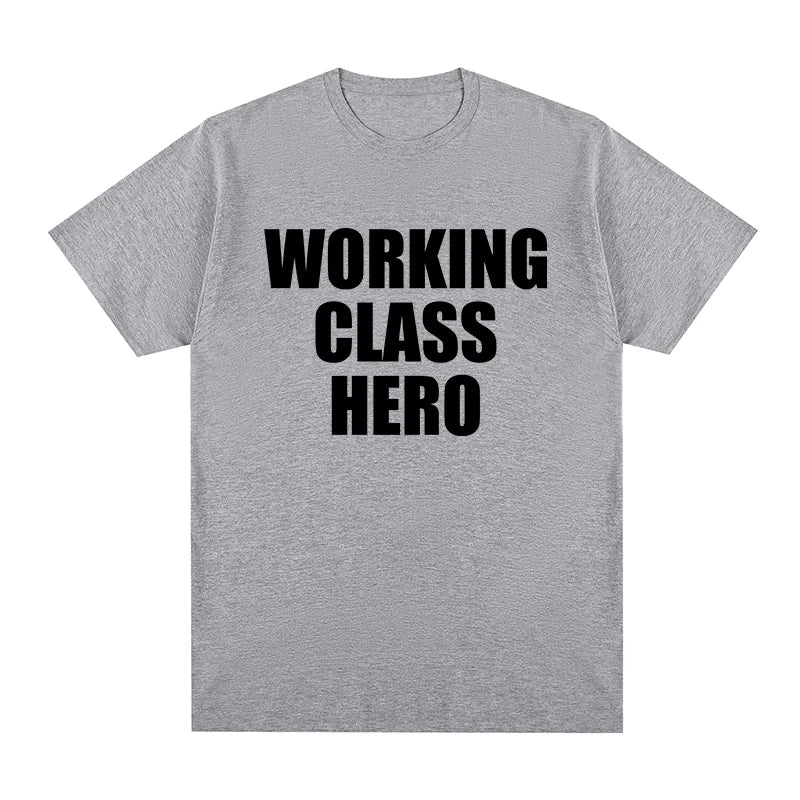 working class hero John Vintage t-shirt Streetwear Y2K 90s Cotton Men T shirt New TEE TSHIRT Womens tops