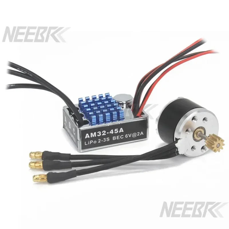 1/12 RC MN Car MN82 MN99 MN168 MN78 Upgrade Kit 2322 2600KV 3500KV Brushless Motor AM32 45A ESC SM3.0/T Plug Model DIY Parts