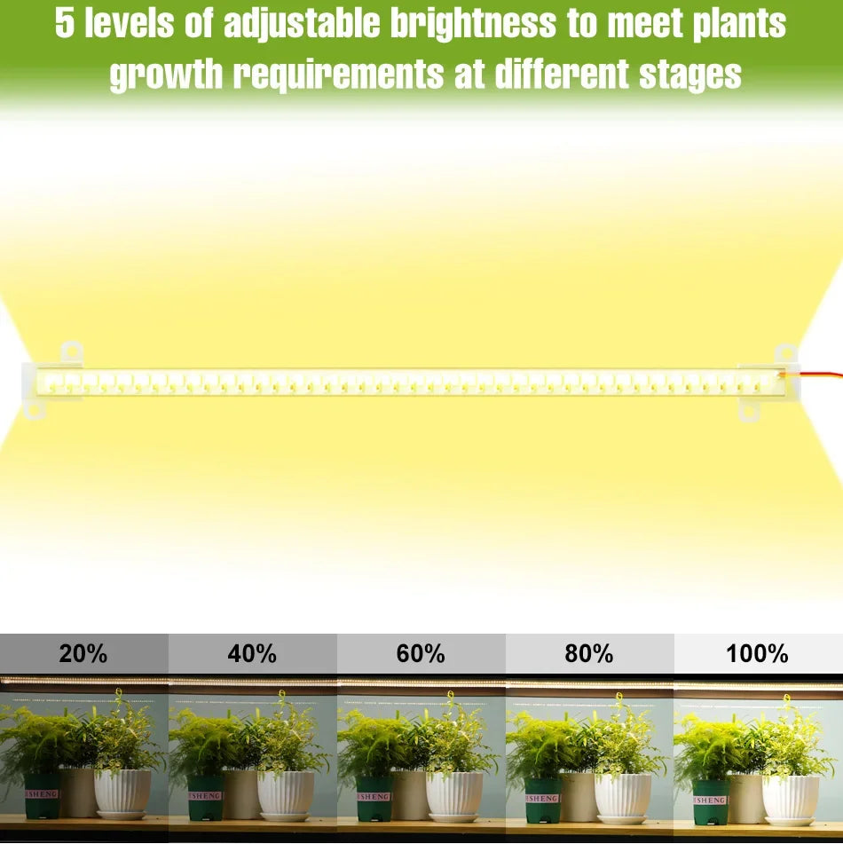 LED Plant Grow Light Bar 5V Full Spectrum Potted Fill Lamp USB Indoor Dimmable Succulent Seeding Flower Cactus Cultivate Lamps