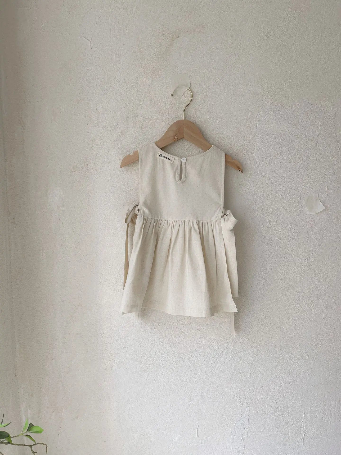 7618-1 Girl Baby Dress  Autumn New Flowers Embroidered Girl's Dress Butterfly Strap Apron Sleeveless Suspender Dress