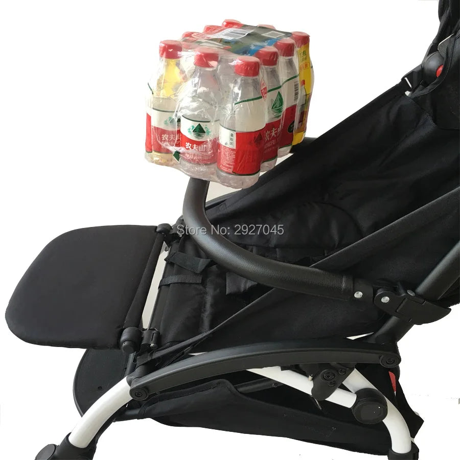 MomTan® Baby Stroller Accessories Armrest PU Leather Bumper Bar Handrail Extend Footboard Compatible with Babyzen YOYO 2  YOYO 3