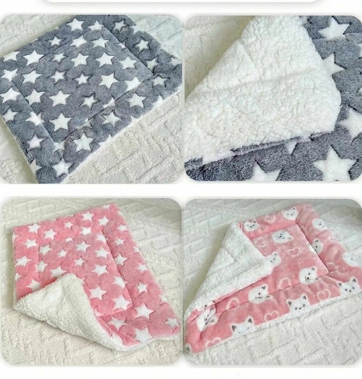Durable Pet Blanket Plush Dog Sleeping Bed Mats Washable Cat Portable Sofa home travel suitable Warm Soft Flannel relax Towel
