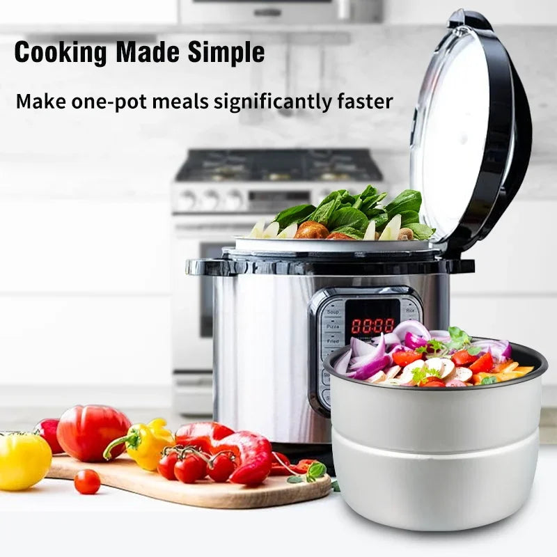 5L Electric Pressure Cooker Stainless steel Smart Multicooker for Kitchen Slow Cooker Rice Cooker Steam Pot Food Warmer 220V
