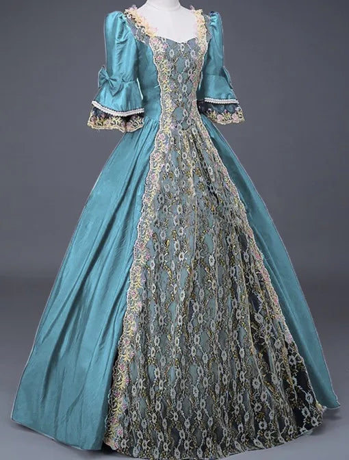 Halloween Cosplay Costumes for Adult Woman Palace Court Medieval Renaissance Retro Gothic Princess Victorian Ball Dress S-5XL