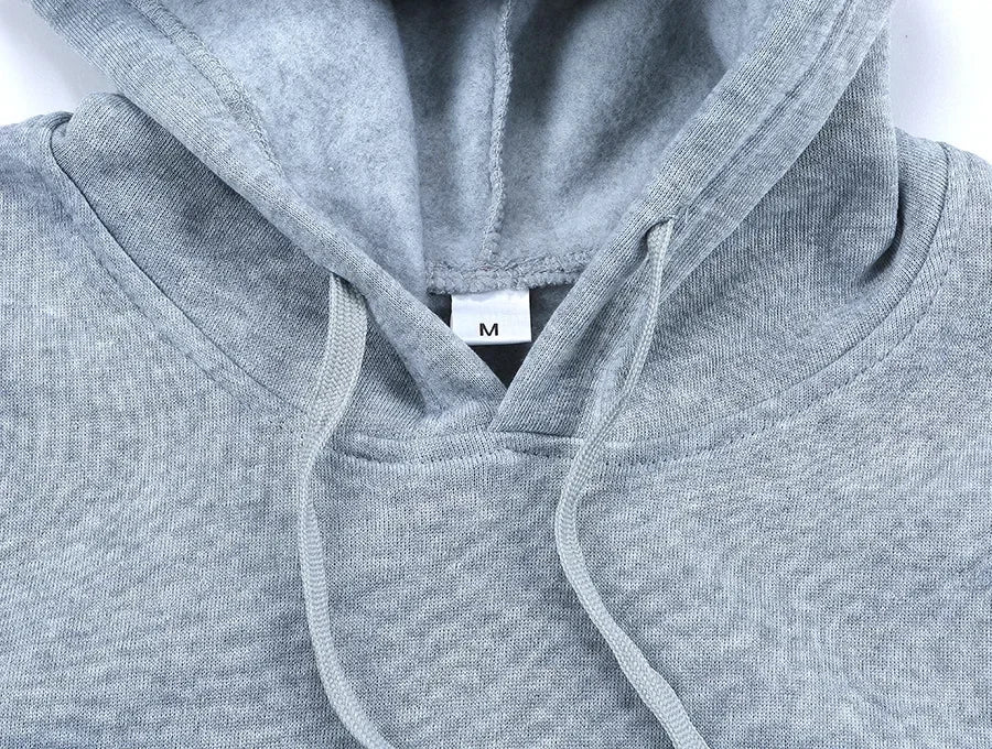 Men's Brand Monochrome, Red, Black, Gray, Pink, Casual Top, Men's and Women's Hip-hop Hoodies, Sportswear, Fashion, Autumn