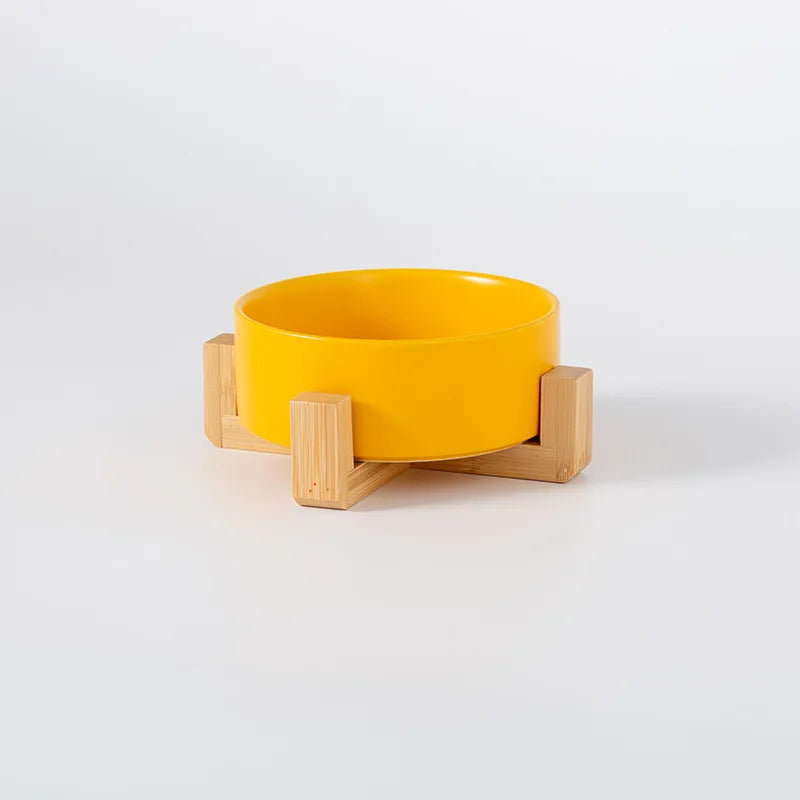 2026 Double Pet Bowl  Elevated Food Water Feeder For Cats And Dogs Neck Protection Simple Style Pet Supplies