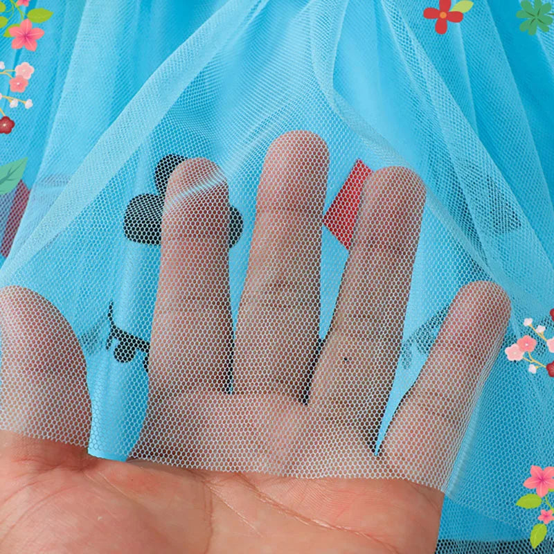 Halloween Lolita Dress Blue And White Poker Elements Princess Dress Bow Apron Baby Girls Dress Birthday Party Cosplay Costume