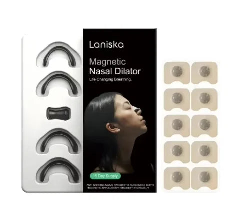 Magnetic Nose Strips Set Anti Snoring Patches for Severe Snorers Improve Nighttime Breathing Reduce Snoring Sleep Support Aid
