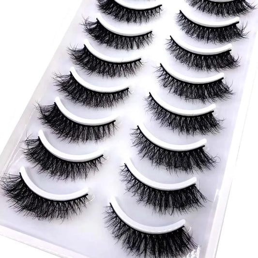 33 Style 10/50/100 Boxes 10Pairs Natural 3D Mink False Eyelashes Makeup Fake Eye Lashes Faux Cils Make Up Beauty Tools Wholesale