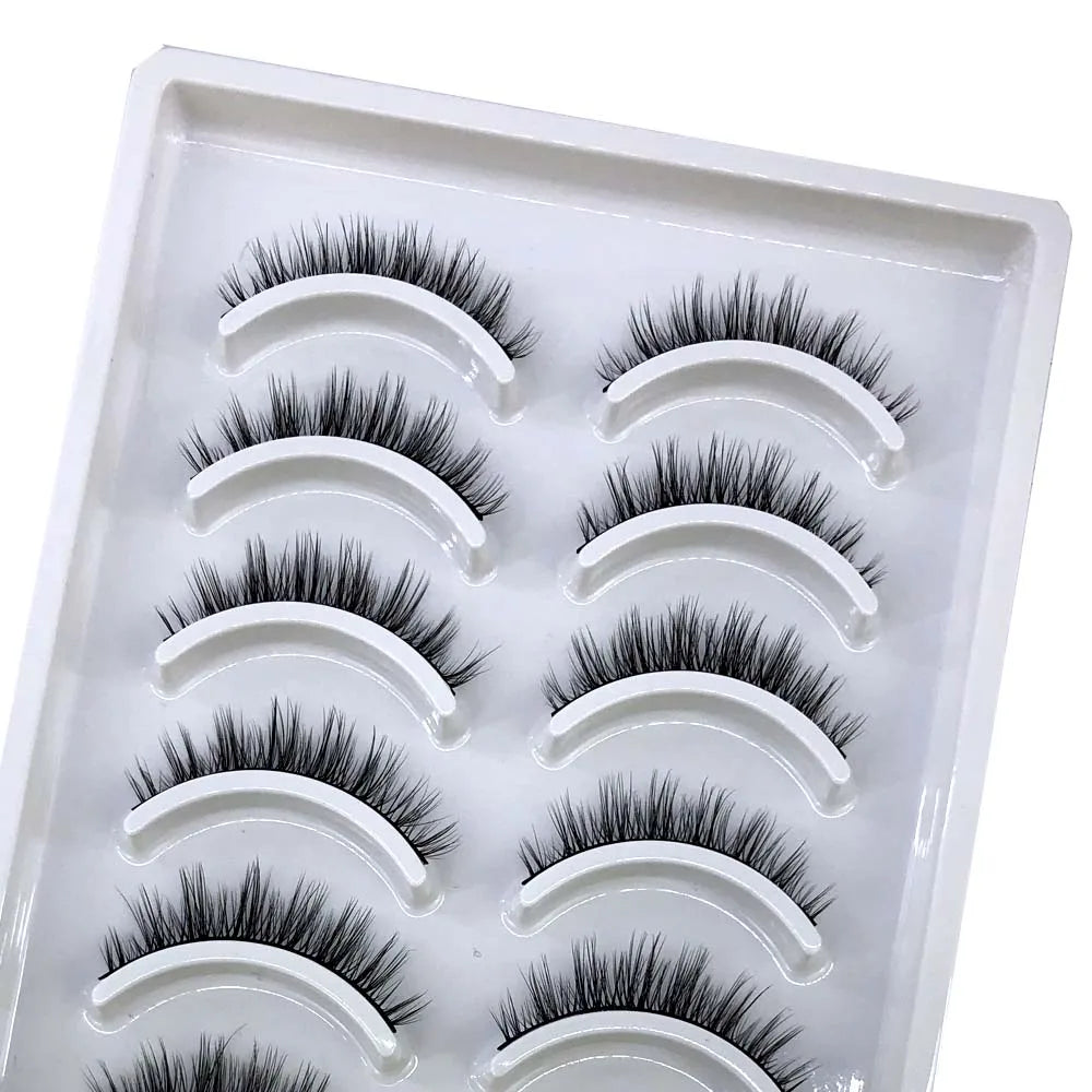 33 Style 10/50/100 Boxes 10Pairs Natural 3D Mink False Eyelashes Makeup Fake Eye Lashes Faux Cils Make Up Beauty Tools Wholesale