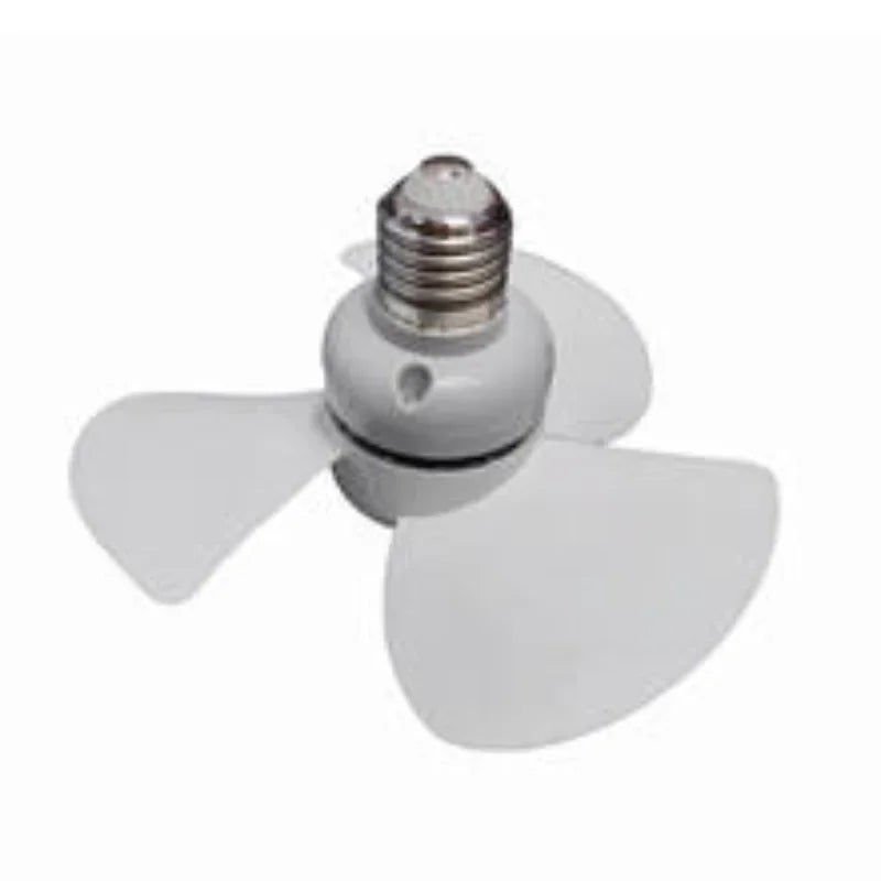 14CM Indoor Ceiling Fan With E27 Screw Base Brushless Motor Compact Size Providing Quiet Efficient Air Movement Lamp Socket Fan