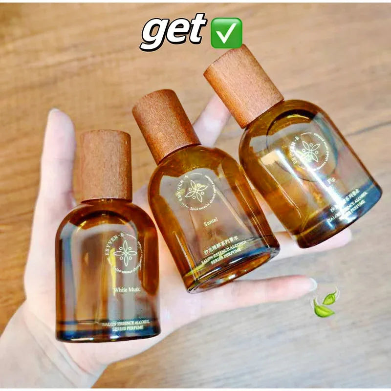 Korean Fresh Fig Sandalwood Perfume,high-end Romantic Rose Musk Woody Eau De Toilette Natural Long-lasting Fragrance Body Spray