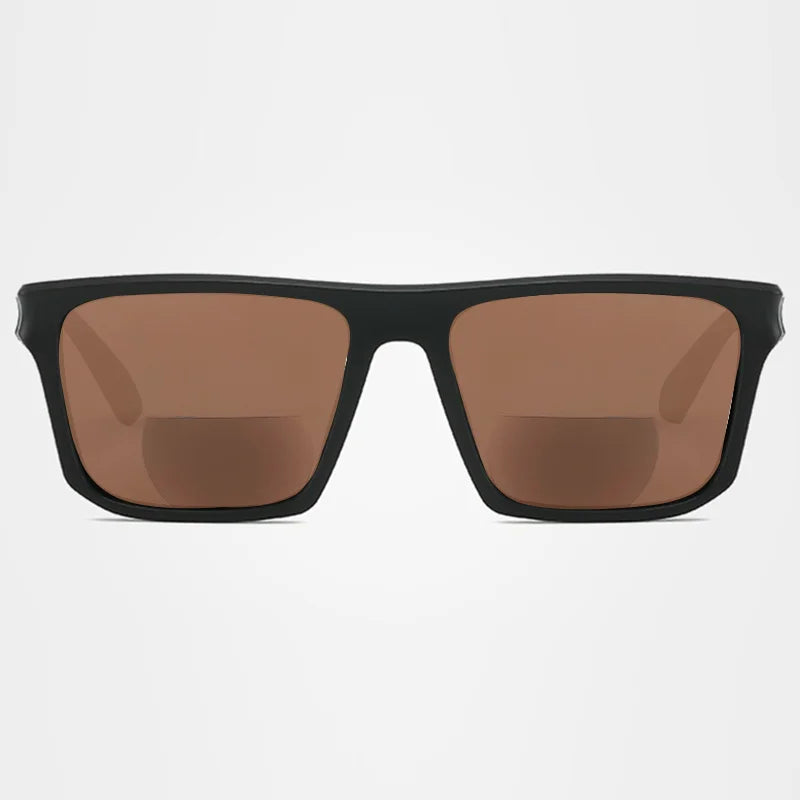 Men Women Square Bifocal Far Near Dual Vision Reading Glasses Trendy Driving Fishing Shade Presbyopia Eyewear Customize Lens