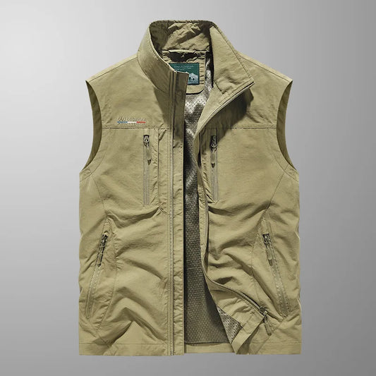 Multi-pocket Vest, Outdoor Activities, Rock Climbing, Hiking, Camping, Fishing, Mountain Climbing, Traveling, Photography, Vest