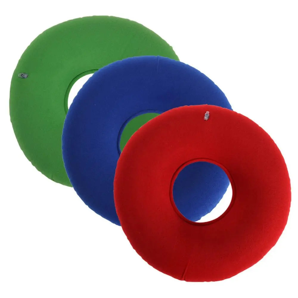 Postpartum Cushion Inflatable Piles Ring Cushion Donut Pillow Vinyl Rubber Seat Medical Hemorrhoid Pad Ring Cushion
