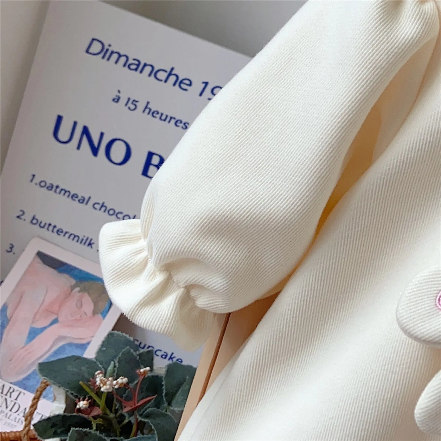 Newborn Baby Autumn Romper One Year Old Birthday Cute Girls Cartoon Rabbit Long Sleeve Bodysuits Spring New Kids Cotton Clothes