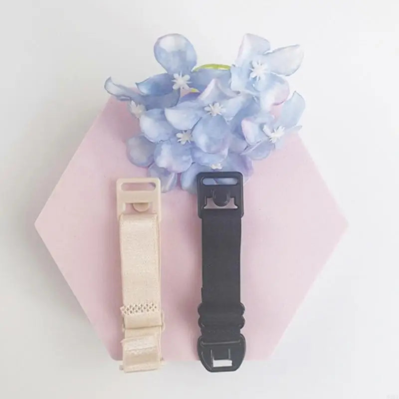 2PCS Breastfeeding Bra Accessory Adjustment Buckle Extender Hook for Nursing Bra Pumping Bra Extending Shoulder Straps 69HE