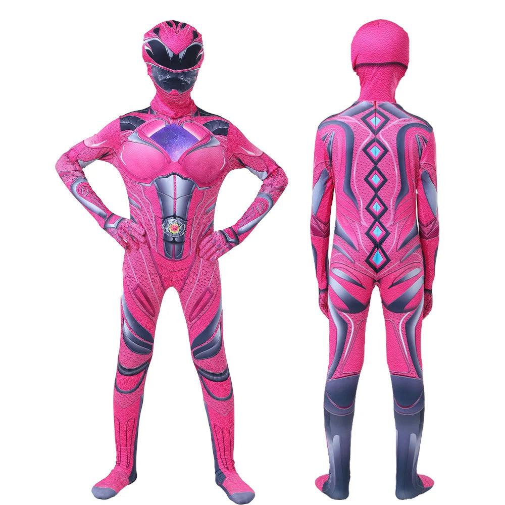 Kid Adult Samurai Sentai Shinkenger Rangers Costume Adult Kids Superhero Cosplay Halloween Birthday Party Jumpsuit Zentai Suit