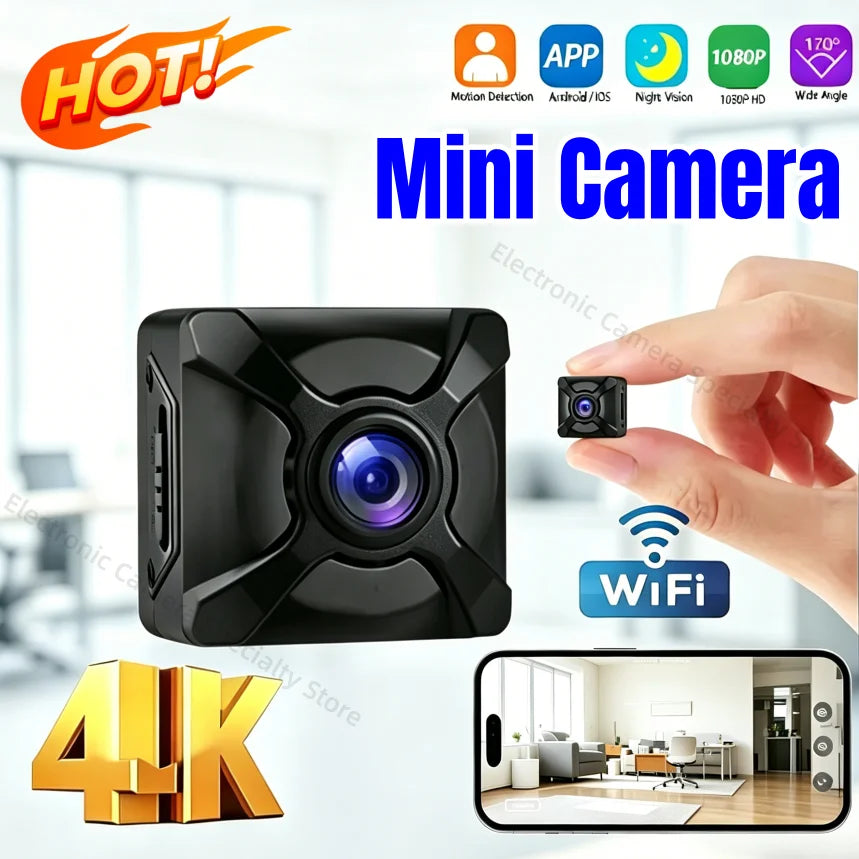 New X5 1080P Mini WiFi Camera Wireless Remote Monitor Rechargeable Motion Detection Portable Camcorder Home Security Camera