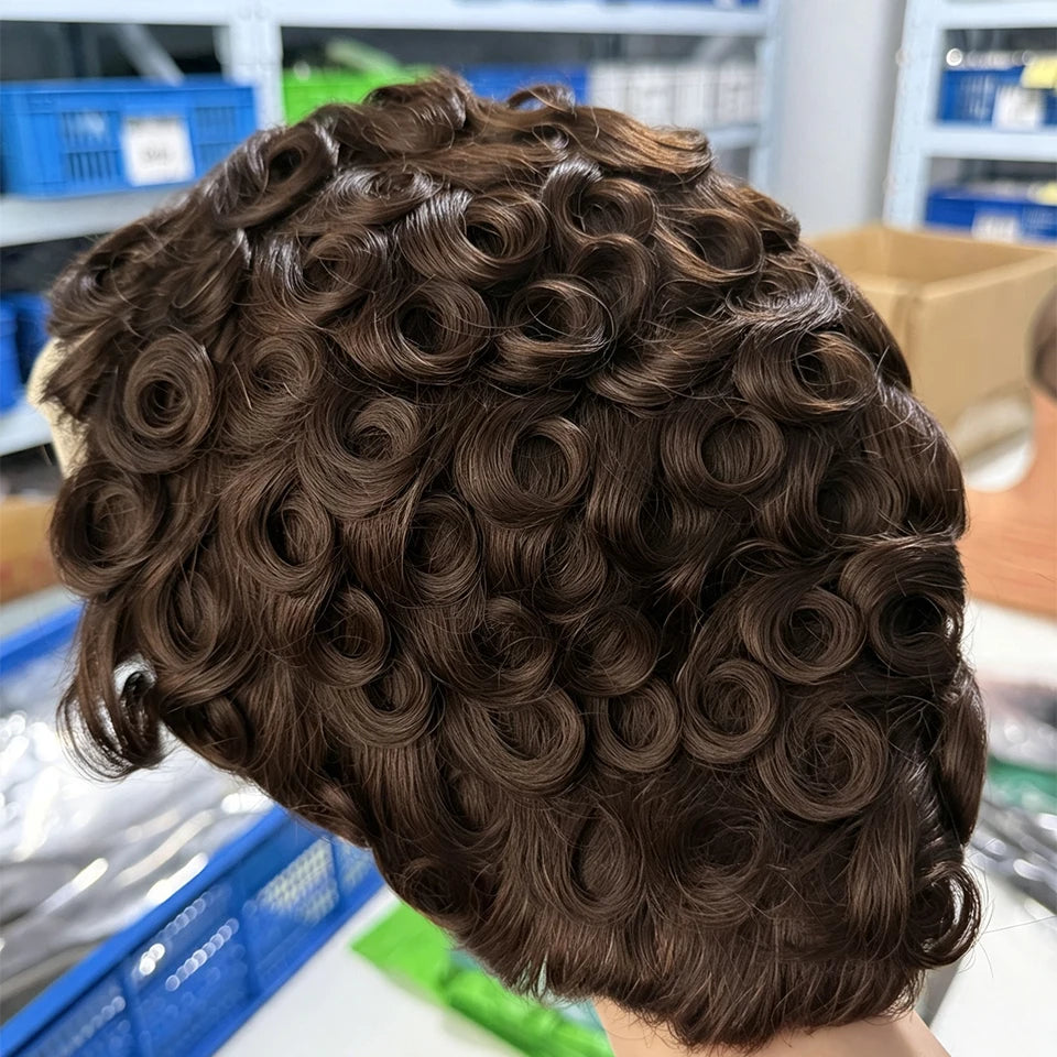 Phashion 13x4 Chioma Pixie Curly Cut Short Wigs Lace Frontal Wig Density Human Hair For Women Transparent Swiss Ready To Wear