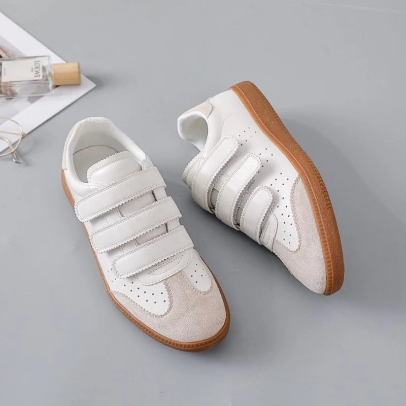 AIYUQI 2025 new women's sneakers shoes Non-slip flats Dexun women shoes Large-size Velcro casual shoes for students female shoes