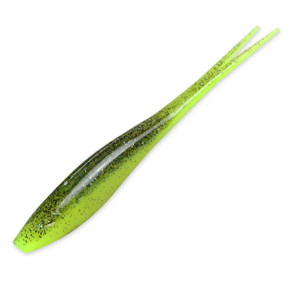 JOHNCOO 3pcs Floating Drop Shotting Soft Bait Fishing Lure 180mm V-shape Split Tail Swimbait Worm Topwater 18g