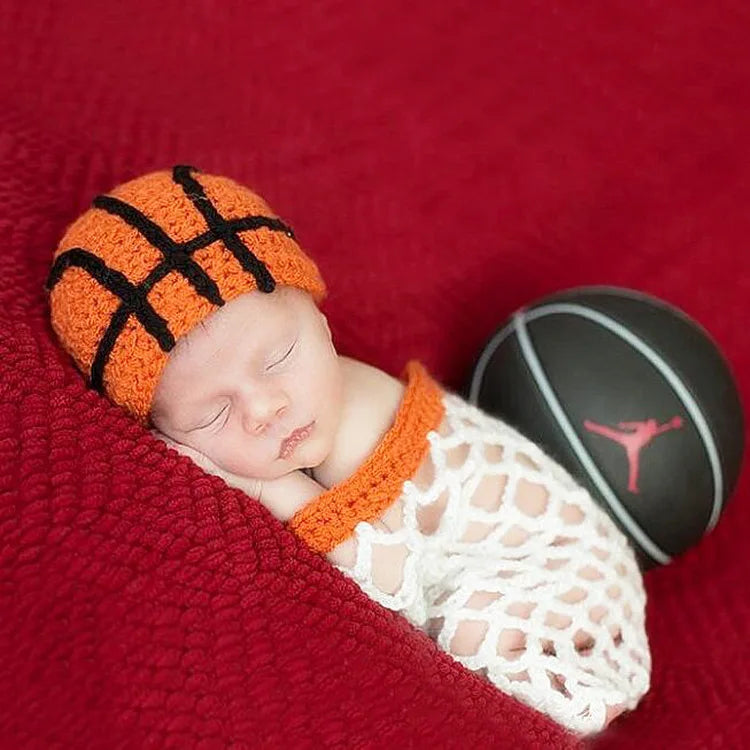 Handmade Crochet Costume Halloween Photoshoot for Baby Boy Photography Props Outfits Newborn Babies Gifts 0-6M Lion Pants Set