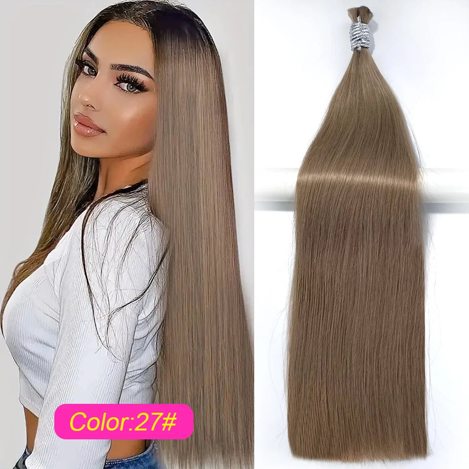 Human Hair Bulk No Weft Virgin Remy Hair Vietnamese Hair Straight Hair Bulk Real Natural Hair No Weft For Braiding Wholesale