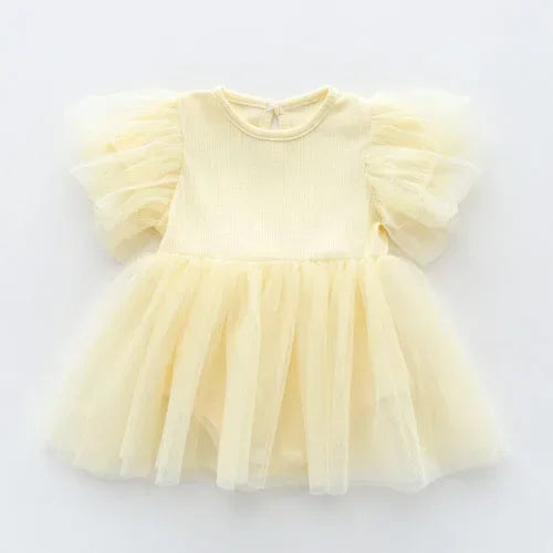2025 New Summer Toddler Baby Girls Jumpsuit Flying Sleeve Cotton Flower Print Newborn Baby Girls Romper 0-24M Baby Clothing