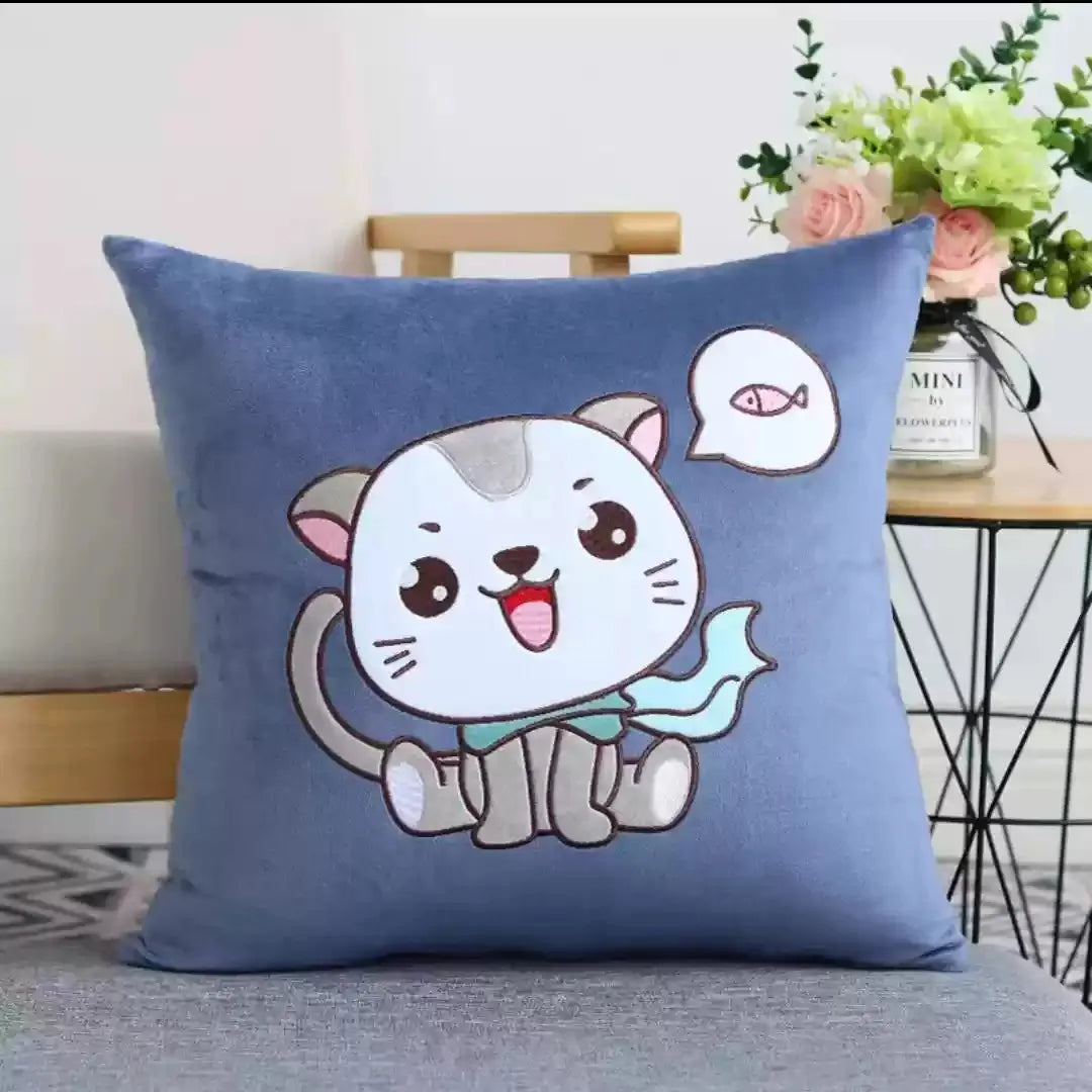 Luxury Cartoon Nap Pillow Living Room Sofa Cushions Cozy Sleeping Neck Throw Pillow Headrest For Home Office Bedside Car Bed