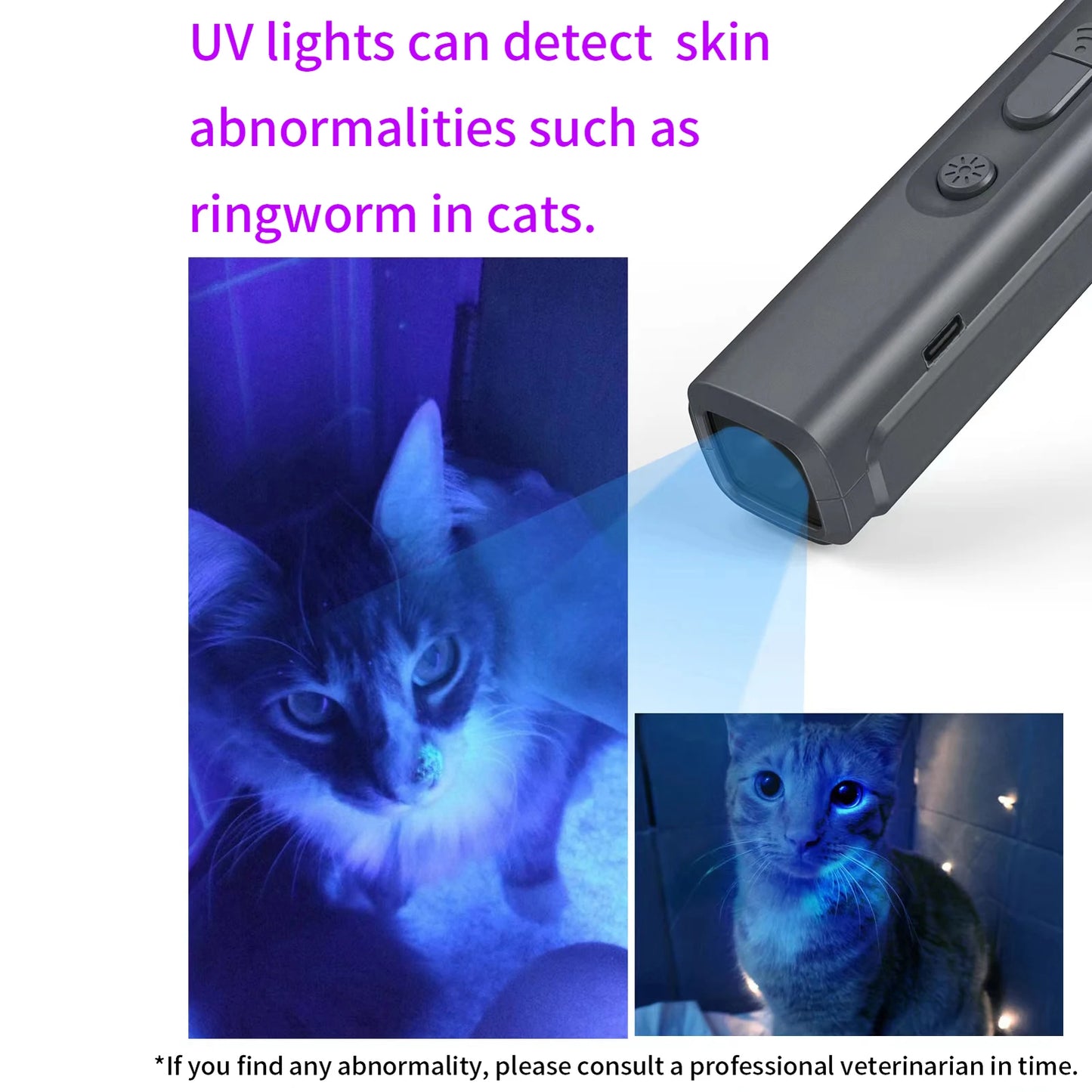 Ultrasonic Dog Repeller USB Rechargeable Dog Drive Device Portable Dog Trainer Anti Barking Device with LED Indicator Lanyard
