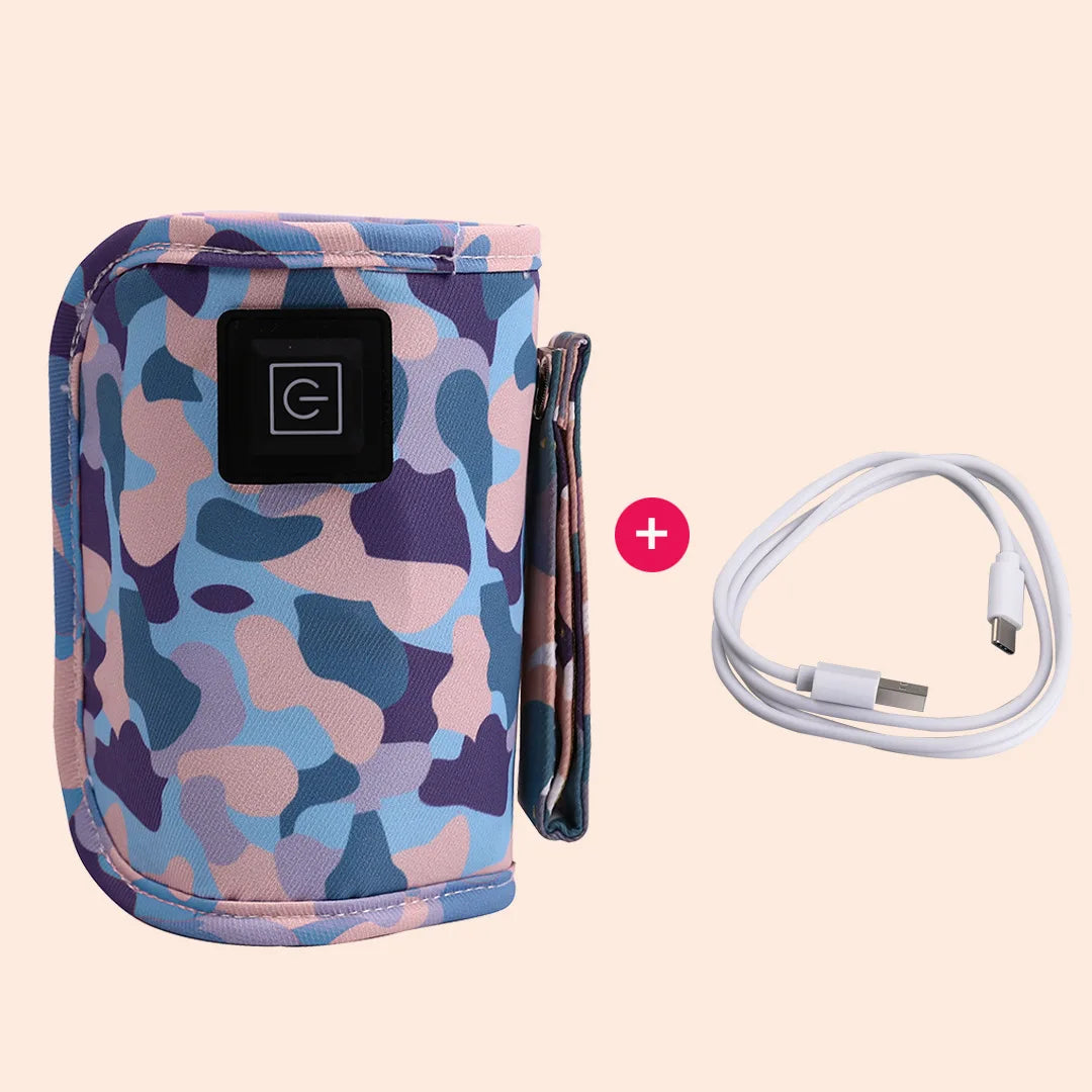 Baby Milk Warmer Baby Nursing Bottle Heater, Portable USB Bottle Warmer for Car, Outdoor Travel Accessories Outdoor Portable