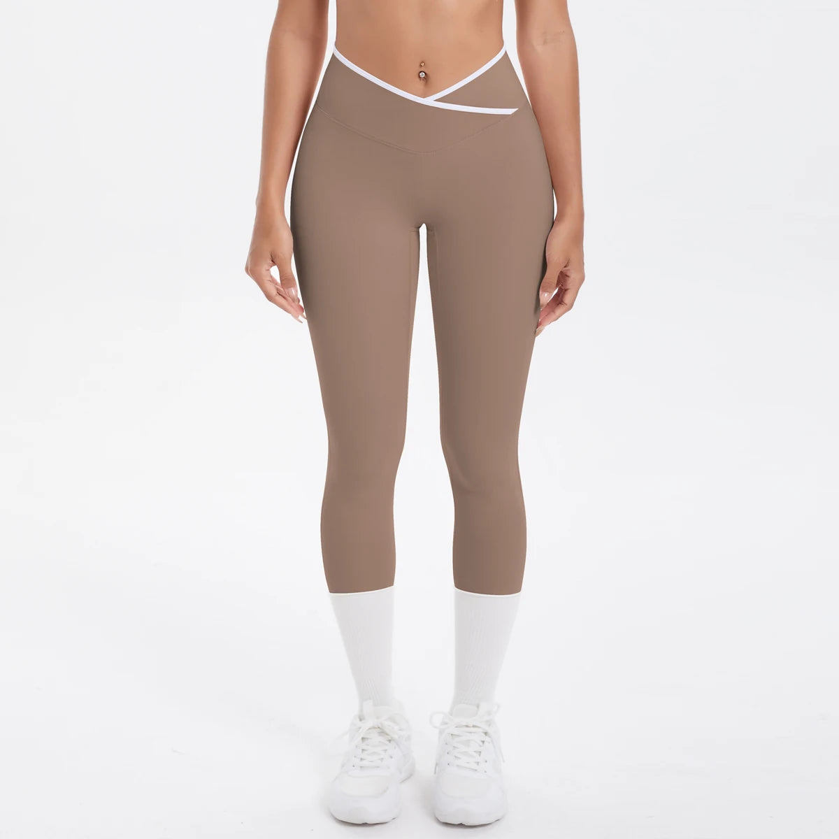 Women Cross High Waisted Sports Suit Breathable Fitness Running Workout Yoga Set Casual Pilates Sportwear Leggings