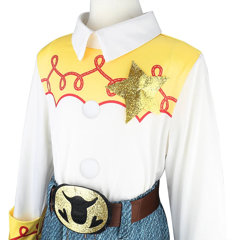 Kids Cowboy Costumes Toddler Anime Character Costumes Halloween Party Costumes for Boys and Girls Set + Hat
