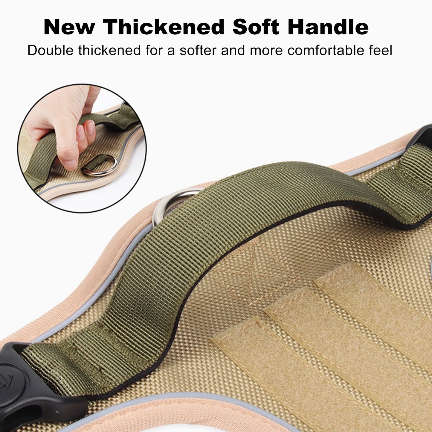 Dog Harness No Pull Dog Harness Adjustable Highly Reflective at Night Pet Chest Harness Easy Control Medium Large Dog Harness