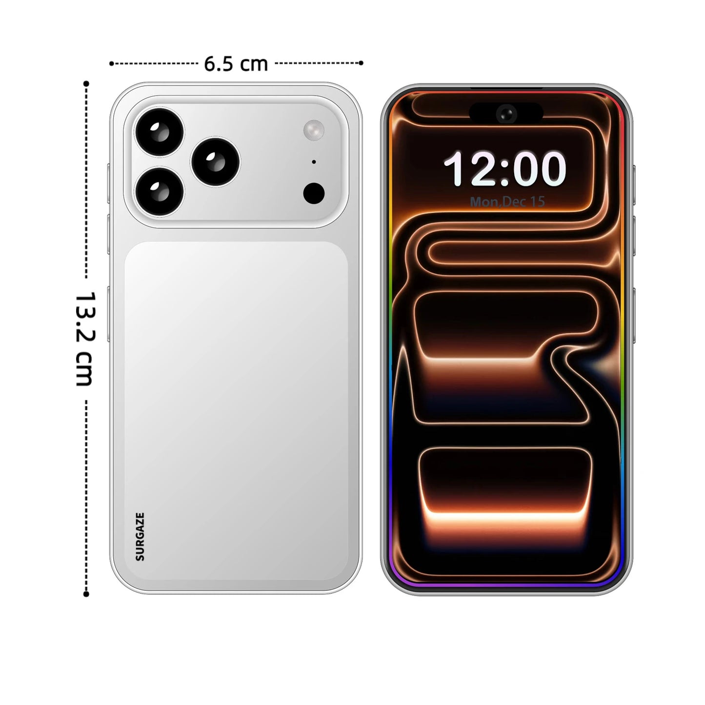 SURGAZE 2026 Global Version i17 Pro Max Smartphone 3200mAh Battery 5.3Inch Phone 5G Network Mobile Phone Arrival