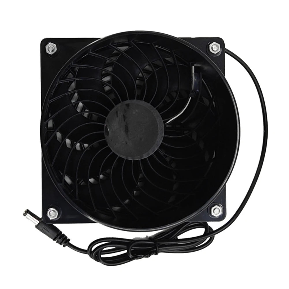 Pet Comfort Exhaust Fan Solar Compatible Fan Air Circulation Fan For Kitchen Cooling System Versatile For Homes